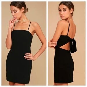 Lulu’s Black Mini Dress